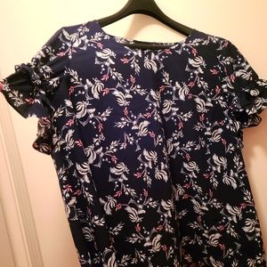 Lane Bryant short sleeve blouse plus size